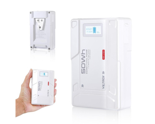 Аккумулятор Viltrox Snowpeak BP-V50 V-Mount 50Wh 3350mAh 14.8V (BV-50) (D-TAP) с TYPE-C