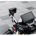 Крепление на руль - мотоцикла, велосипеда Motorcicle Mount S2 + удлиняющая вставка (15 см) для экшн камер