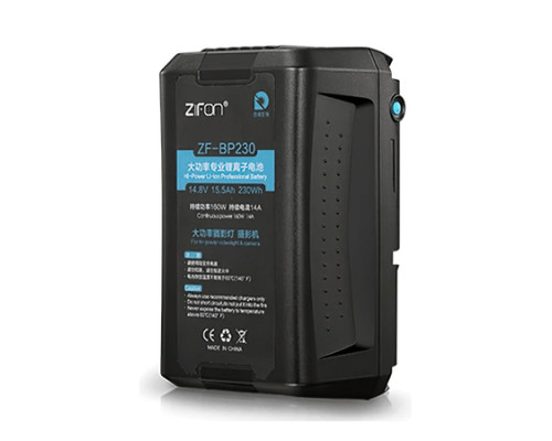 Аккумулятор Zifon ZF-BP230 V-Mount 230Wh 15500mAh 14.8V (BP-230) (с USB и D-Tap)