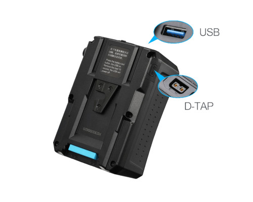 Аккумулятор Zifon ZF-BP230 V-Mount 230Wh 15500mAh 14.8V (BP-230) (с USB и D-Tap)