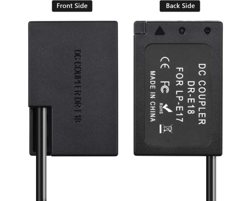 USB адаптер питания ACK-E18 для Canon EOS R8, R10, R50, RP - вместо аккумулятора LP-E17