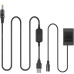 USB-адаптер живлення EP-5C для Nikon Nikon 1J1 1J2 1J3 1S1 1AW1 V3 Coolpix A Coolpix P1000 — замість АКБ EN-EL20