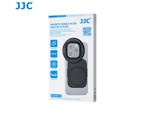 Магнитная система JJC MFS-II для установки светофильтров 67 мм на iPhone 15, 14, Pro, Pro Max