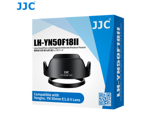 Бленда JJC LH-YN50F18II BLACK для объектива Yongnuo YN 50mm f/1.8 II для Canon (YN50MM II)