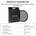 Светофильтр Zomei 62 mm Black Mist 1/4