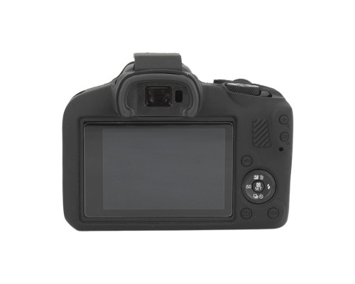 Защитный силиконовый чехол для фотоаппаратов Canon EOS R100 - черный