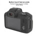 Защитный силиконовый чехол для фотоаппаратов Canon EOS R100 - черный