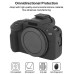 Защитный силиконовый чехол для фотоаппаратов Canon EOS R100 - черный