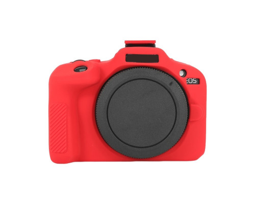 Защитный силиконовый чехол для фотоаппаратов Canon EOS R100 - красный