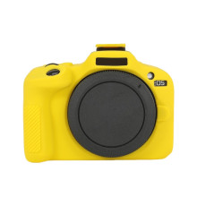 Захисний силіконовий чохол для фотоапаратів Canon EOS R100 — жовтий