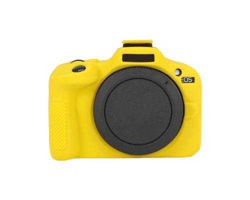 Защитный силиконовый чехол для фотоаппаратов Canon EOS R100 - желтый