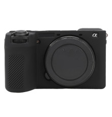 Захисний силіконовий чохол для фотоапаратів SONY A6700 — чорний