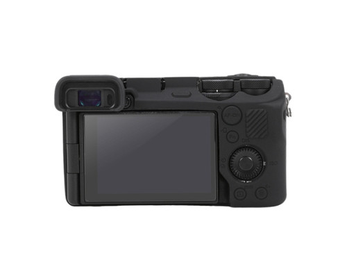 Защитный силиконовый чехол для фотоаппаратов SONY A6700 - черный