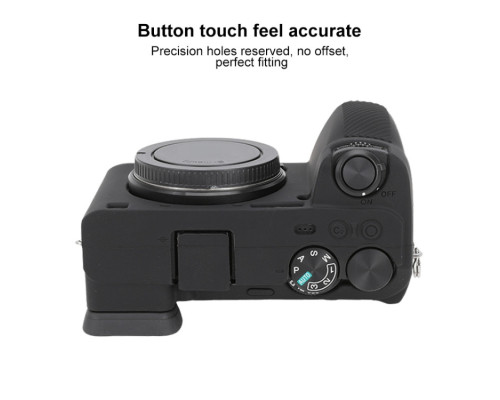 Защитный силиконовый чехол для фотоаппаратов SONY A6700 - черный