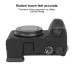Защитный силиконовый чехол для фотоаппаратов SONY A6700 - черный