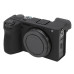 Защитный силиконовый чехол для фотоаппаратов SONY A6700 - черный