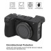 Защитный силиконовый чехол для фотоаппаратов SONY A6700 - черный