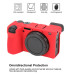 Защитный силиконовый чехол для фотоаппаратов SONY A6700 - красный