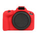 Защитный силиконовый чехол для фотоаппаратов Canon EOS R50 - красный
