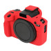 Защитный силиконовый чехол для фотоаппаратов Canon EOS R50 - красный