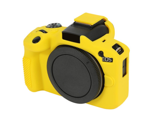 Защитный силиконовый чехол для фотоаппаратов Canon EOS R50 - желтый
