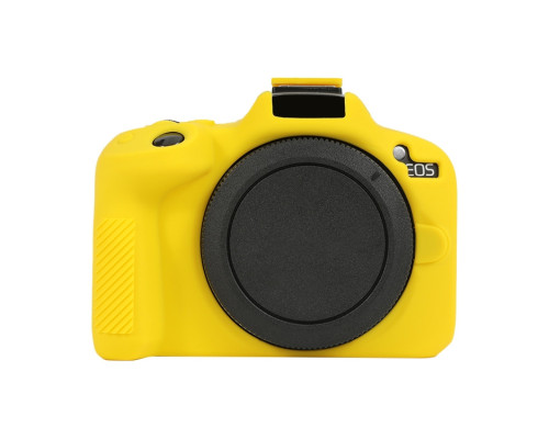 Защитный силиконовый чехол для фотоаппаратов Canon EOS R50 - желтый