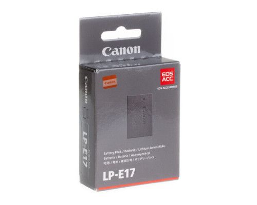 Аккумулятор LP-E17 для фотоаппаратов CANON EOS R100, EOS R50, EOS R8, R10, EOS RP, EOS M3, M5, M6, M6 Mark II