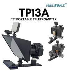 Телесуфлер-телевізор Feelworld TP13A telepromter — суфлер для смартфона або планшета (13")