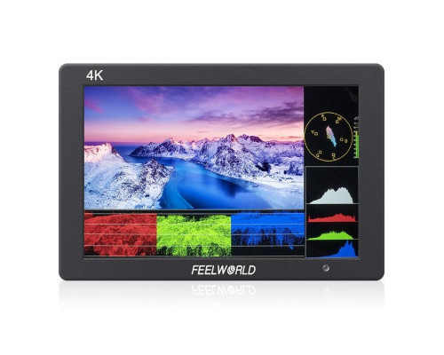 Накамерный монитор, дисплей FeelWorld 7" дюймовый T7 PLUS V.2  Full HD HDMI (4K)