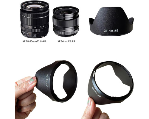 Бленда XF18-55 для FujiFilm FUJINON XF14mm F2.8 R, FUJINON XF18-55mm F2.8-4 R LM OIS