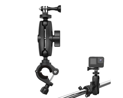 Крепление на руль - мотоцикла, велосипеда, трубу для экшн камер Xiaomi YI, SJCam, GoPRO, DJI