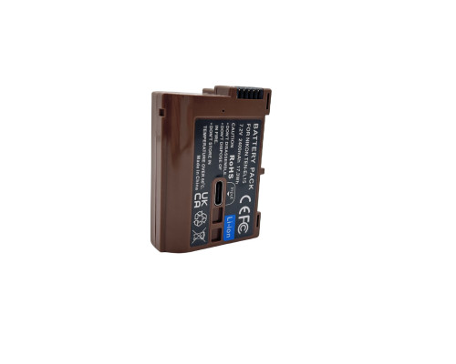 Аккумулятор Censreal TEN-EL15 (EN-EL15, EN-EL15A, EN-EL15B, EN-EL15C) для камер Nikon - с TYPE-C разъемом