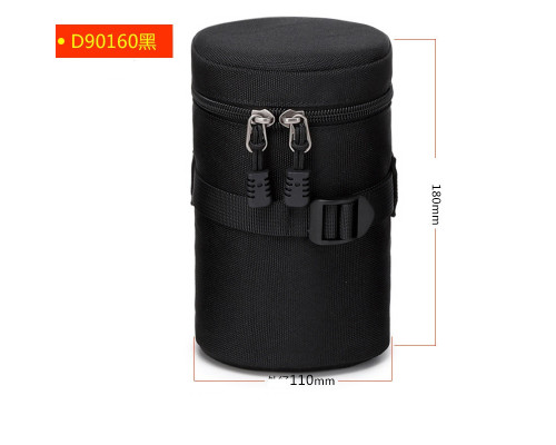 Защитный кофр, чехол, футляр, сумка для объектива DULUDA D90160 размер 90 х 160 - черный