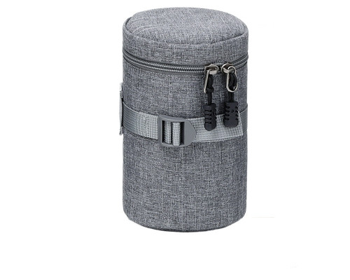 Защитный кофр, чехол, футляр, сумка для объектива DULUDA D90160 размер 90 х 160 - серый
