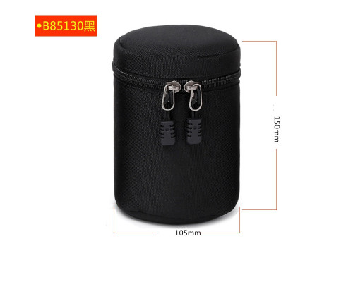 Защитный кофр, чехол, футляр, сумка для объектива DULUDA B85130 размер 85 х 130 - черный