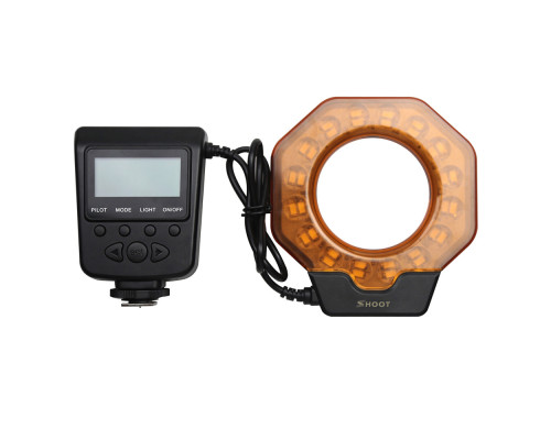 Кільцевий LED макроспалах Shoot SL-103C для камер Nikon