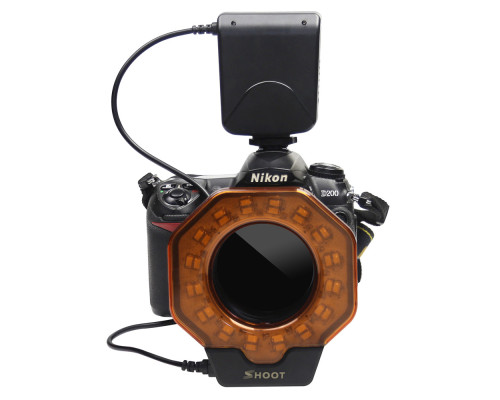 Кільцевий LED макроспалах Shoot SL-103C для камер Nikon