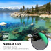 Светофильтр K&F Concept 72 mm CPL, HD, XC16 Nano-X B270 28-слойное Nano покрытие, оптическое стекло Германия