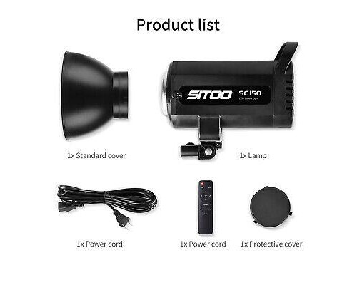 Постоянный студийный LED свет Selens - SITOO - SC-150 (150 Ватт) + стойка (0,9-2,8 м) + софтбокс 60 х 90