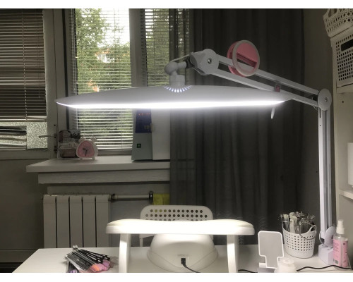 LED бестеневая настольная лампа для - освещение для косметологии HD-T50X Censreal - белая 24 Вт!