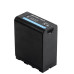 Аккумулятор NP-F990 (NP-F980, NP-F970, NP-F960) с функцией Powerbank и USB и LED света (13400 ma)