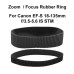 Комплект резиновых колец для объектива Canon EF-S 18-135mm f/3.5-5.6 IS STM кольцо зума+фокусировочное кольцо