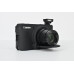 Защитный силиконовый чехол с крышкой для фотоаппаратов CANON Powershot SX740, SX730 - черный