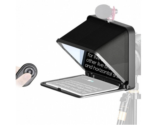 Мини телесуфлер - телепромтер LENSGO TC7 - суфлер для смартфона и фотоаппарата