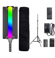 Комплект: "STICK-XL" LED свет-жезл RGB - R1000 (3000-6000K)+аккумулятор NP-F550+зарядное устройство+стойка 2м.