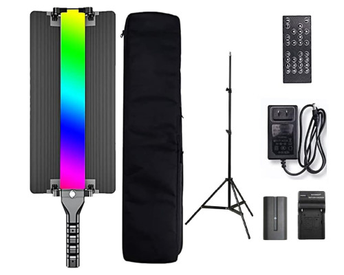 Комплект: "STICK-XXL" LED свет-жезл RGB - R1000 (3000-6000K)+аккумулятор NP-F960+зарядное+стойка усиленая 2.8