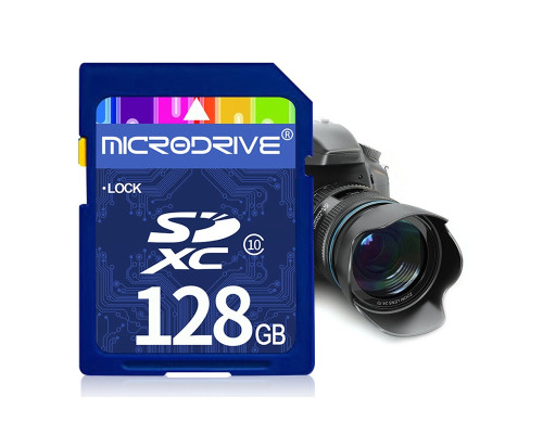 Карта памяти SD - Microdrive XC SD - 128 GB (10 Class)