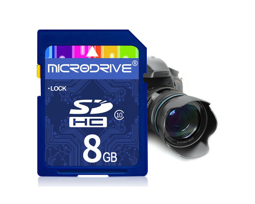 Карта памяти SD - Microdrive HC SD - 8 GB (10 Class)