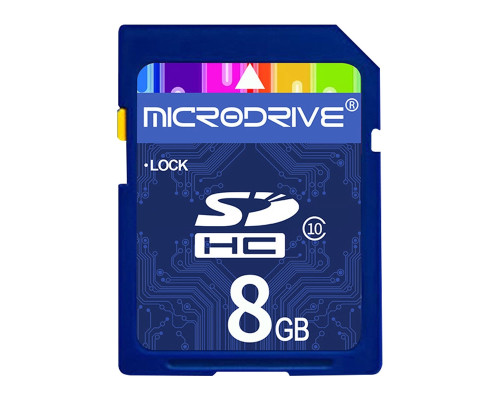 Карта памяти SD - Microdrive HC SD - 8 GB (10 Class)