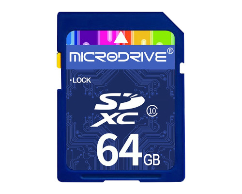 Карта памяти SD - Microdrive XC SD - 64 GB (10 Class)